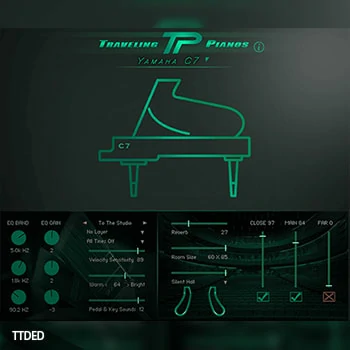 [雅马哈G5-C7钢琴音源]Kirk Hunter Studios Traveling Pianos [KONTAKT]（3.74Gb）