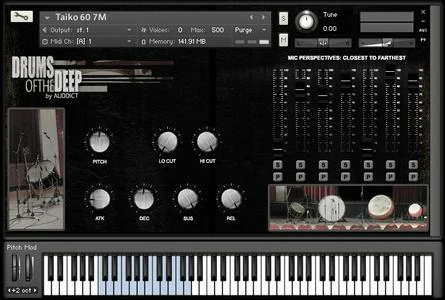 Auddict Drums of the Deep Vol 1 KONTAKT