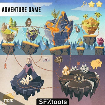 [冒险游戏FX采样]SFXtools Adventure Game [WAV]（61Mb）