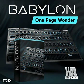[合成器插件]WA Production Babylon v1.0.1 Build12 RETAiL [WiN, MacOSX]（128Mb）