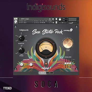 [特立尼达狂欢节鼓打击音源]Indigisounds Soca Starter Pack [KONTAKT]（154Mb）