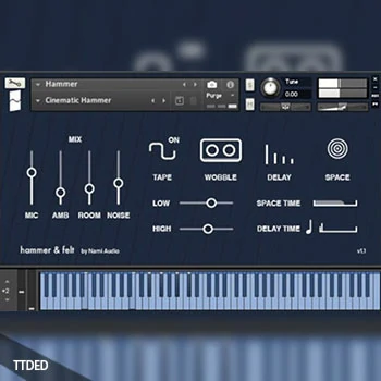 [氛围钢琴音源]Nami Audio Hammer and Felt v1.1 [KONTAKT]（2.08Gb）