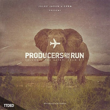 [嘻哈说唱陷阱鼓采样包]Julez Jadon ProducersOnTheRun Vol. II The Safari Drum Kit [WAV]（153Mb）