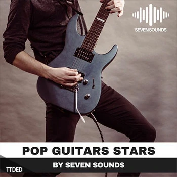 [流行RnB吉他采样]Seven Sounds Pop Guitars Stars [WAV]（212Mb）