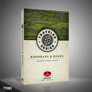 [爱尔兰手鼓音源]Red Room Audio Traveler Series Bodhrans And Bones [KONTAKT]（1.94Gb）