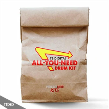 [嘻哈说唱鼓采样包FL混音预置]Producergrind The All You Need Drum Kit + Bonus [WAV, MiDi]（189Mb）