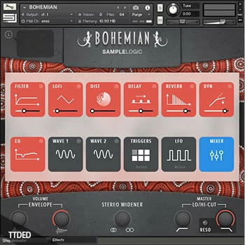 [波希米亚影视配乐音源]Sample Logic Bohemian [KONTAKT]（8.4Gb）