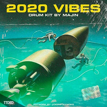 [嘻哈陷阱鼓组素材looperator预置]Majin 2020 Vibes (Drum Kit) [WAV, MiDi]（2Mb）