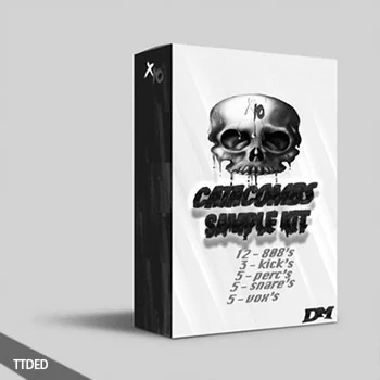 [嘻哈陷阱鼓组素材FL混音预置]X10 Catacombs Drum Kit [WAV, MiDi]（5Mb）