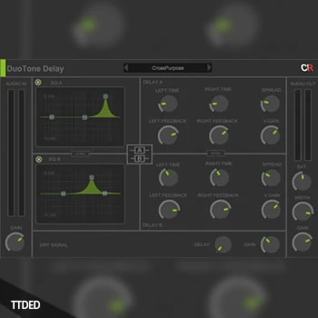 [延迟效果器插件]Channel Robot DuoTone Delay v1.0.0 [WiN, MacOSX]（30Mb）