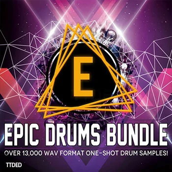 [Electronic电子乐鼓组采样]Electronisounds Epic Drums Bundle [WAV]（1.05Gb）