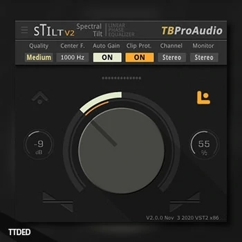 [相位滤波效果器插件]TBProAudio sTilt 2.0 [WiN, MacOSX]（10Mb）
