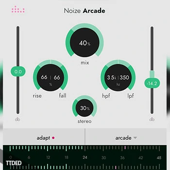 [自适应噪声发生器效果器]Denise Audio Noize Retro v2.0.0 [WiN, MacOSX]（8Mb）