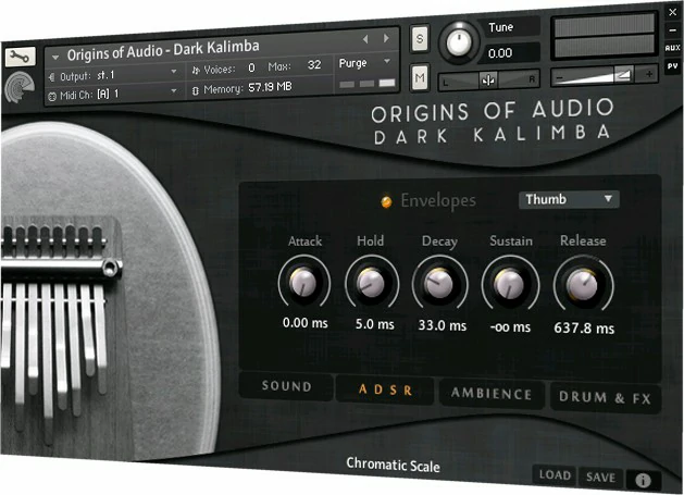 Origins Of Audio Dark Kalimba For NATiVE iNSTRUMENTS KONTAKT-DISCOVER
