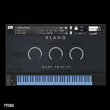 [经典合成器音色音源]Cinematique Instruments KLANG VINTAGE SYNTH Velvet Blend [KONTAKT]（153Mb）