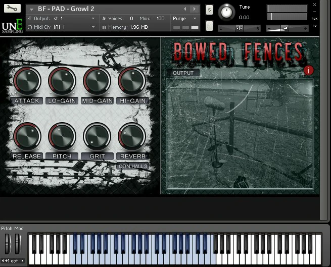 unEarthed Sampling Bowed Fences KONTAKT