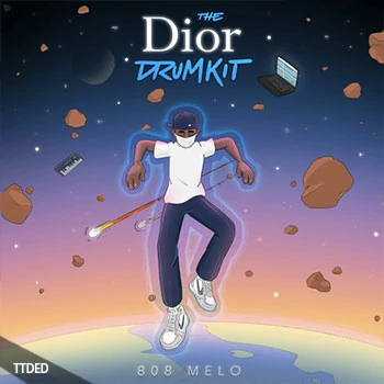 [嘻哈陷阱808鼓采样包]808 Melo Dior Drum Kit [WAV]（11Mb）
