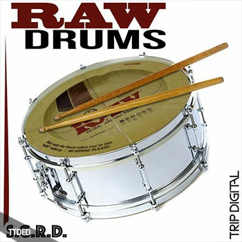 [摇滚金属鼓组采样]Trip Digital Raw Drums [WAV]（10Mb）