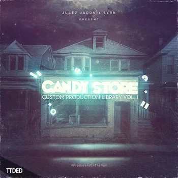 [嘻哈陷阱采样]Julez Jadon Candy Store Vol.1 Custom Production Library [WAV]（77Mb）