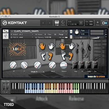[军鼓拍手音源]Loops De La Creme Claps Stomps Snares [KONTAKT]（17Mb）