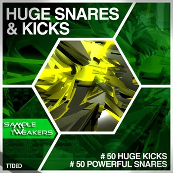 [电子舞曲高科技浩室军鼓底鼓采样]Sample Tweakers Huge Snares and Kicks [WAV]（53Mb）
