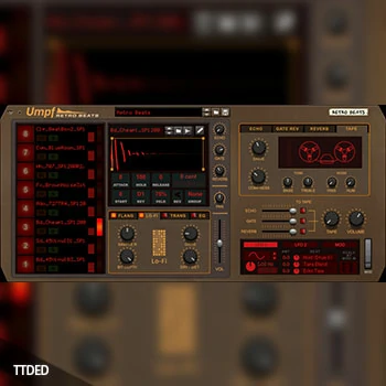 [80年代复古流行合成波鼓机插件]Reason RE Reason Studios Umpf Retro Beats v1.0.1 [WiN]（72Mb）