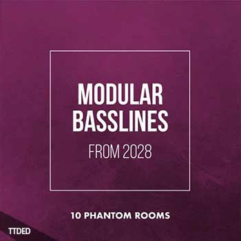[Electronic电子乐低音线采样]10 Phantom Rooms Modular Basslines from 2028 [WAV]（107Mb）