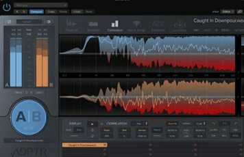 AUDIO MetricAB A / B按钮即可将混音与任何参考混音进行比较