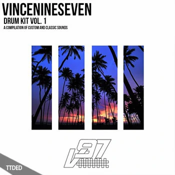 [嘻哈陷阱鼓组采样]VinceNineSeven Drumkit Vol.1 [WAV]（10Mb）