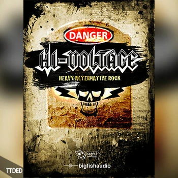 [摇滚金属素材音源]Big Fish Audio Hi-Voltage [KONTAKT多格式]（13.37Gb）