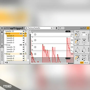 [样本音频触发器]apulSoft apTrigga 3 v3.6.1 [WiN, MacOSX]（33Mb）
