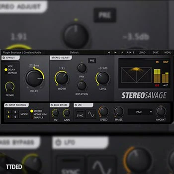[立体声插件]Credland Audio Stereo Savage v1.2.1 [WiN, MacOSX]（8Mb）