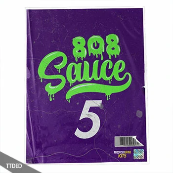 [MiDi素材嘻哈说唱808]ProducerGrind ‘808 SAUCE 5’ 808 BASS PATTERN MIDI KIT（7Kb）