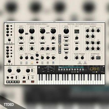 [8复音Oberheim合成器插件]GForce Software OB-E v1.0.2 [MacOSX]（26Mb）