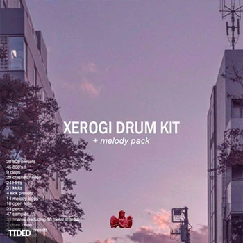 [嘻哈说唱鼓采样人声混音预置]XEROGI Drum Kit (with melody pack) [WAV]（212Mb）