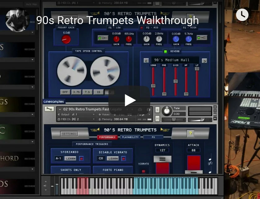 Cinesamples 90’s Retro Trumpets KONTAKT