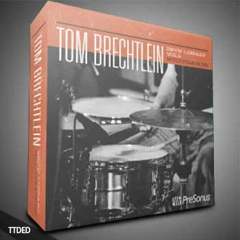 [StudioOne音色拉丁乐鼓组]PreSonus Tom Brechtlein Drums Vol.02 HD Multitrack and Stereo SOUNDSET（2.73Gb）