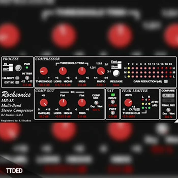 [多段立体声母带压缩限制器插件]Raising Jake Studios MB-3X v2.0.3 [WiN, MacOSX]（14Mb）