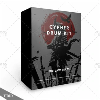 [Grime嘻哈陷阱鼓组采样]0utlaw Beats CYPHER Drum Kit [WAV]（11Mb）