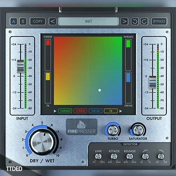 [模拟压缩器插件]FireSonic Fire Presser v2.1 [WiN]（12Mb）