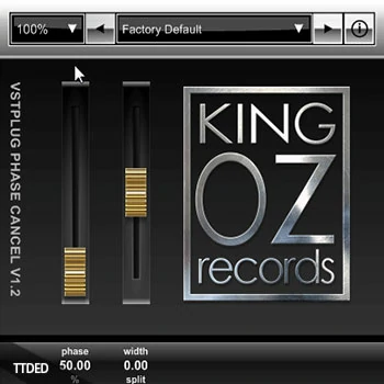 [相位相消处理插件]King OZ VSTplug phase cancel v1.2 RETAiL [WiN]（17Mb）