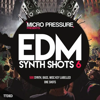 [EDM电子舞曲合成音色素材]HY2ROGEN EDM Synth Shots 6 [多格式]（58Mb）
