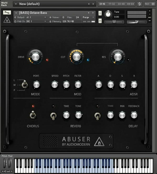 [独特创新元素合成器音源]Audiomodern Abuser v2.0 KONTAKT（2.7Gb）