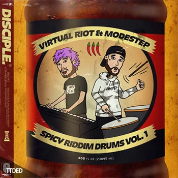 [Dubstep鼓组采样]Disciple Samples Virtual Riot x Modestep Spicy Riddim Drums Vol.1 [WAV]（239Mb）