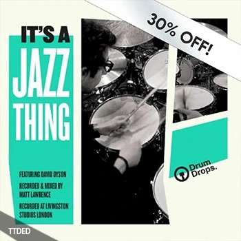 [爵士布鲁斯鼓组采样]DrumDrops Its A Jazz Thing Loops Pack [WAV, REX, AiFF]（3.14Gb）