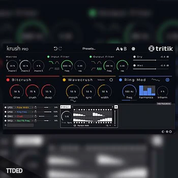 [深度位压缩效果器插件]Tritik Krush Pro v1.0.0 [WiN, MacOSX]（9Mb）
