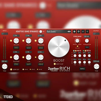 [鼓音轨动态均衡成像处理插件]2getheraudio RICH Drums v1.0.1.8840 [WiN]（22Mb）