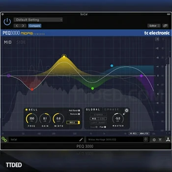 [12路参量均衡器插件]TC Electronic PEQ3000 v1.0.02 [WiN]（6Mb）
