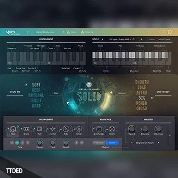 [虚拟鼓手适多种风格]UJAM Virtual Drummer SOLID v2.1.0 v1.0.2 [WiN, MacOSX]（920Mb）