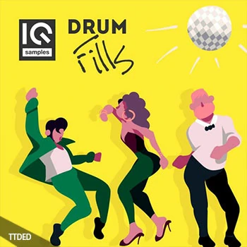 [电子舞曲科技舞曲鼓组FILLS采样]IQ Samples IQ Drum Fills [WAV]（128Mb）
